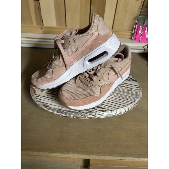Nike AIR MAX Shoes Women's Sz8.5  Fossil Stone Pink Oxford RoAthletic Brand New - Picture 2 of 12